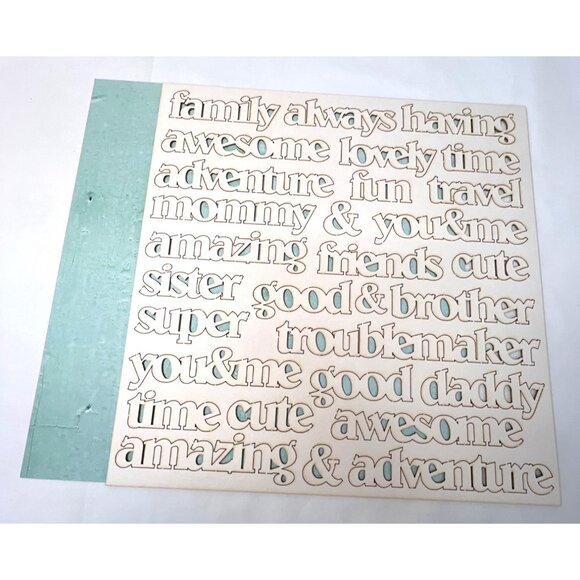 Mintay Chippies Chipboard Decor Elements Family Set  MT-CHIP2-D51 - Picture 2 of 4